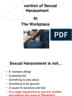 Sexual Harassment-At Work Place