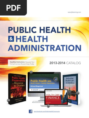 Public Health Health Administration - Jones & Bartlett Learning ( PDFDrive )
