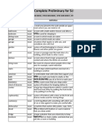 Complete Preliminary Schools Word List