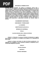 Constitución Política de la República de Guatemala