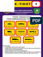 Dinas Perhubungan Kabupaten Bengkalis: Tarif Angkutan Penyeberangan Terpadu