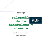 Apuntes Clase: Filosofía de La Naturaleza y Ciencia