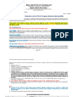 PHD SP 2023 - 1st Provisional Sel List - 13 December 2022