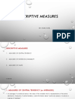 PT5 Descriptive Measures CG