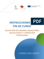 Instrucciones Fin de Curso ES 2021 - 2022