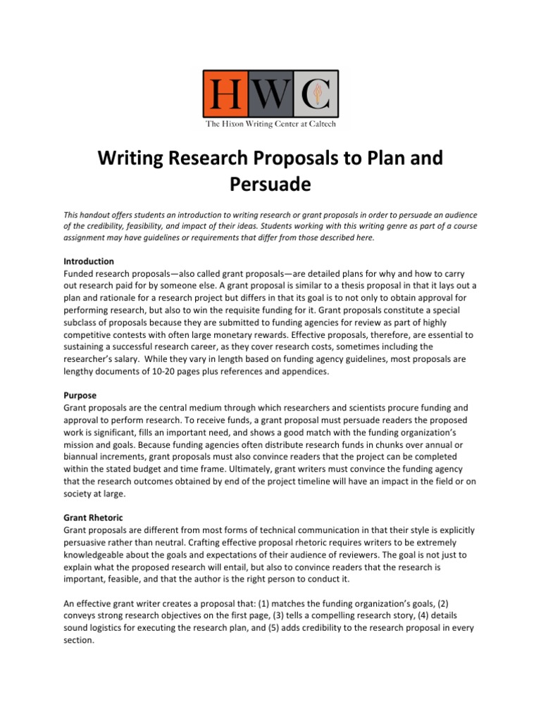 Grant Proposal Basics | PDF | Grant Writing | Abstract (Summary)