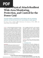 Cyber-Physical Attack-Resilient Wide-Area Monitoring Protection and Control For The Power Grid