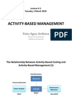 Activity Based Management