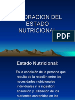 Valoracion Del Estado Nutricional 2008