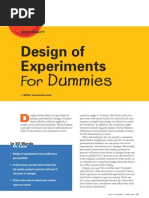 Design of Experiments For Dummies