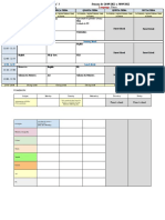 Agenda Semanal 5o ano com aulas de Português, Matemática, Inglês e mais