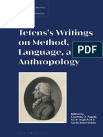 Tetens's Writings On Method, Language, and Anthropology (Curtis Sommerlatte (Editor) Etc.)