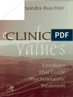 (Psychoanalysis in A New Key Book Series) Sandra Buechler - Clinical Values - Emotions That Guide Psychoanalytic Treatment-Routledge (2004)