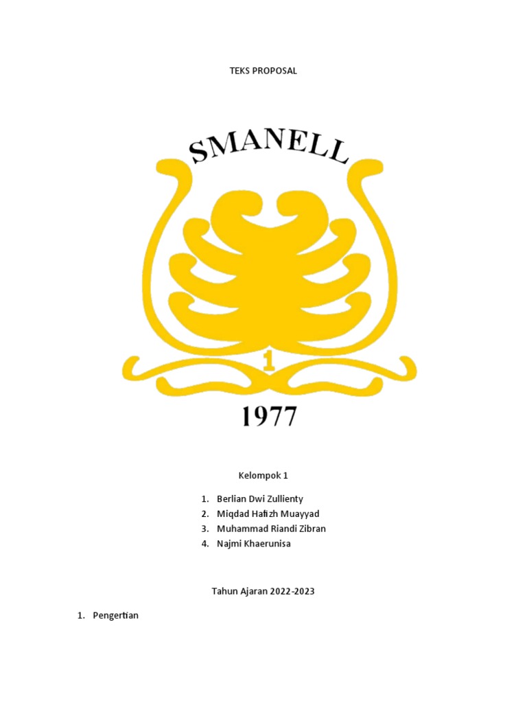 Teks Proposal Wps Office Pdf