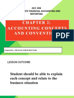 ACC 406 Chapter 2 Concepts