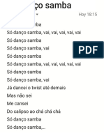 so danso samba letra