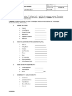 HSE Audit Checklist Project Improvement