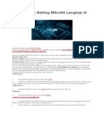 Tutorial Cara Install Dan Setting Mikrotik Lengkap Di Virtualbox