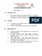 Hseworking Permit Procedure