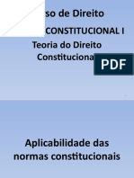 B2 - Slides - Aula - Aplicabilidade Das Normas Constitucionais