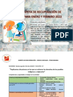 Tercero Carpeta de Recuperaci N Enero y Febrero 2022