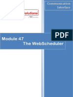 Module 47 - WebScheduler