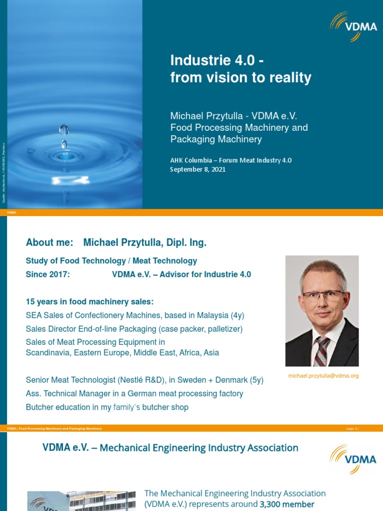 VDMA - Industrie 4.0 From Vision To Realityv2 | PDF | Robot | Robotics