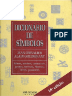 Dicionário de Símbolos Jean CHEVALIER Alain GHEERBRANT, Alain