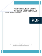 Implementing Security Using Iris Recognition Using Matlab