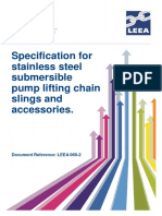 LEEA-069-2 Specification For Stainless Steel Submersible Pump Lifting Chain Slings and Accessories Version 1 December 2016