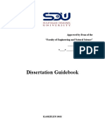 Dissertation Guidebook, 2022