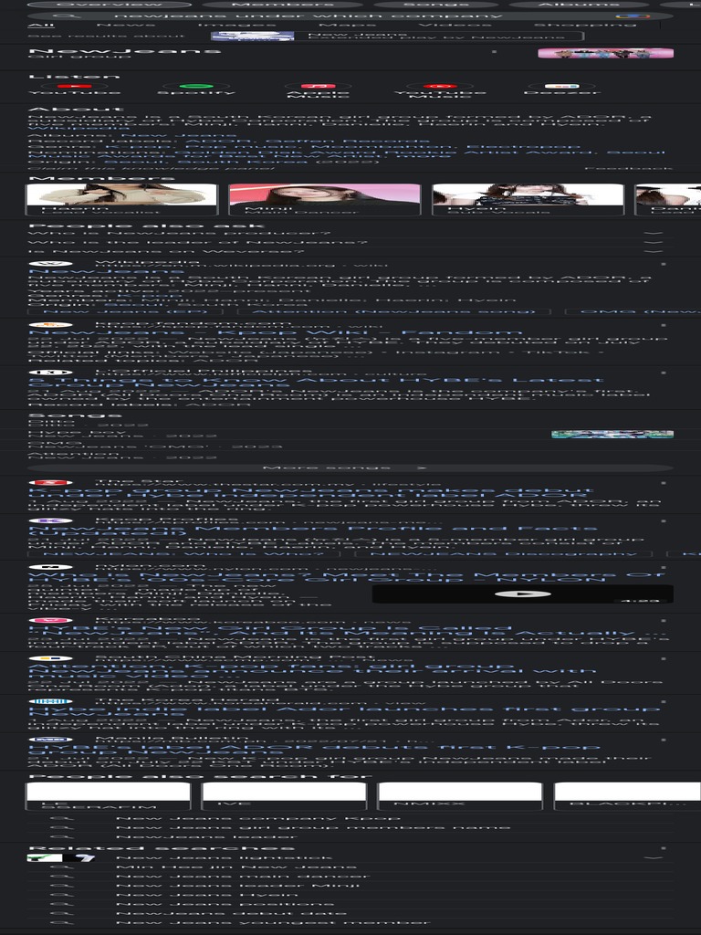 Newjeans Under Which Company Google Search PDF Pop Music