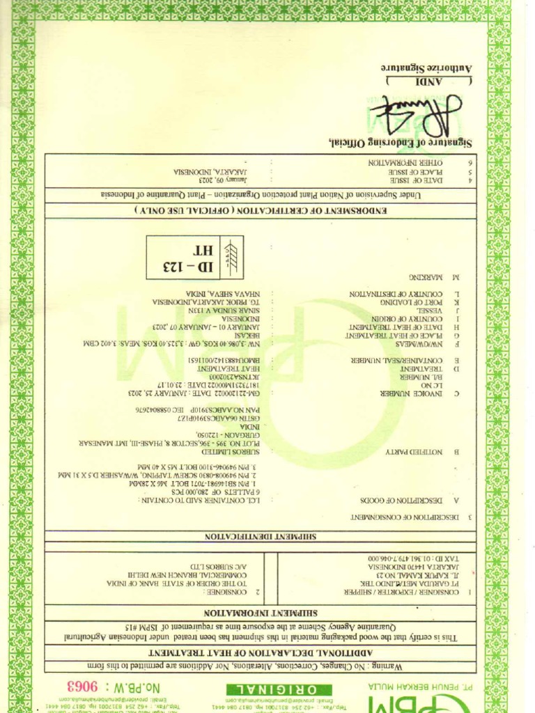 Sertifikat Ispm New PDF