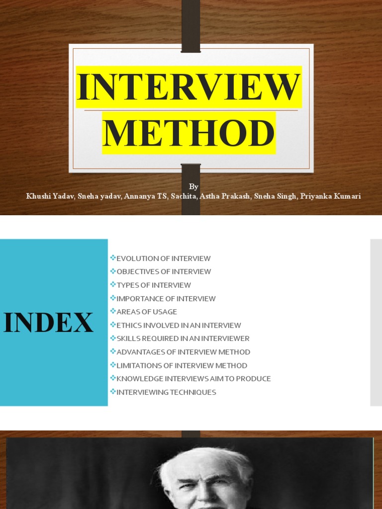 Interview | PDF | Qualitative Research | Interview