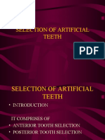 Anterior Teeth Selection