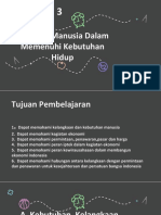 Kebutuhan Manusia