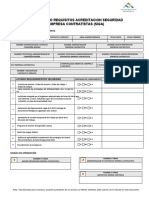 Requisitos acreditación seguridad empresas contratistas (SIGA