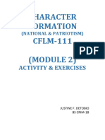 (CFLM-111) Character Formation Module 2 (Justine F. Detobio Bscrim 1-A)
