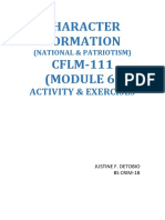 (CFLM-111) Character Formation Module 6 (Justine F. Detobio Bscrim 1-A)