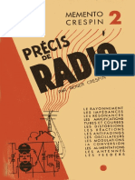 MEMENTO CRESPIN 2 PRÉCIS DE RADIO - Roger CRESPIN - (1953)
