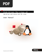 PCAN Driver Linux - UserManual