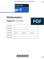 2017 ks2 Mathematics Paper2 Reasoning