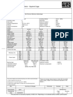 Three Phase Induction Motor Data Sheet