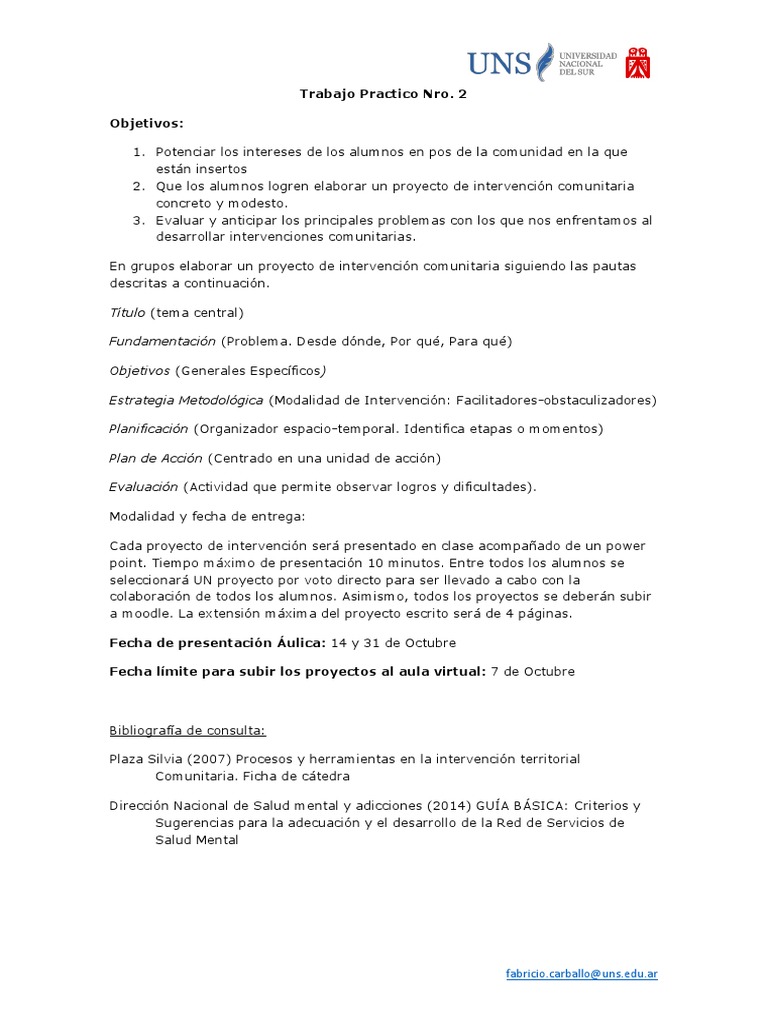 Trabajo Practico Nro 2 | PDF