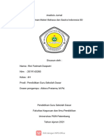 Analisis Jurnal-Rini Fatimah Dzaputri Ke 2 PGSD 4H