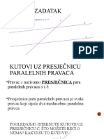 Kutovi Uz Presječnicu