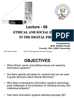 26 - Lecture-08 Ethical and Social Issues in Digital Firm