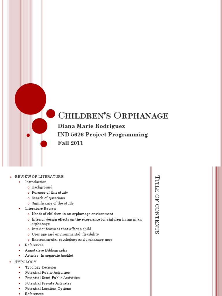 Children S Orphanage Environment Pdf Psychology Mentorship