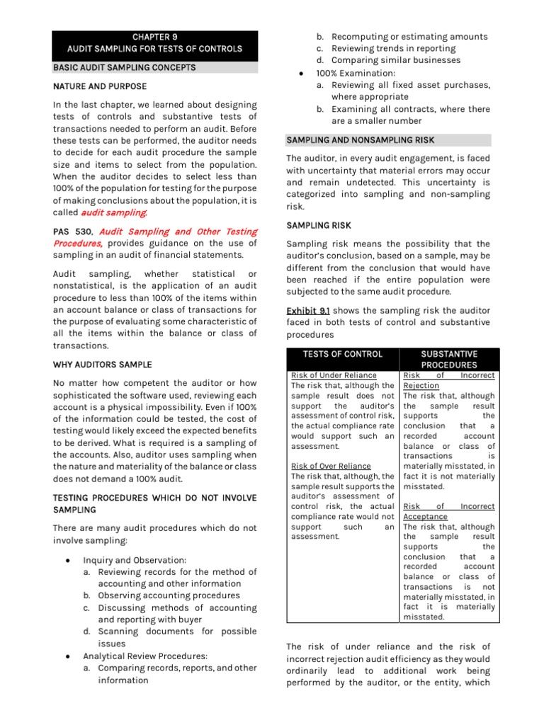 AT - Chapter 9-Notes - Part 1 | PDF
