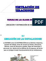 Tema V, Subtemas 5.1 y 5.2 - Ubic. y Distr. D Las Instals.